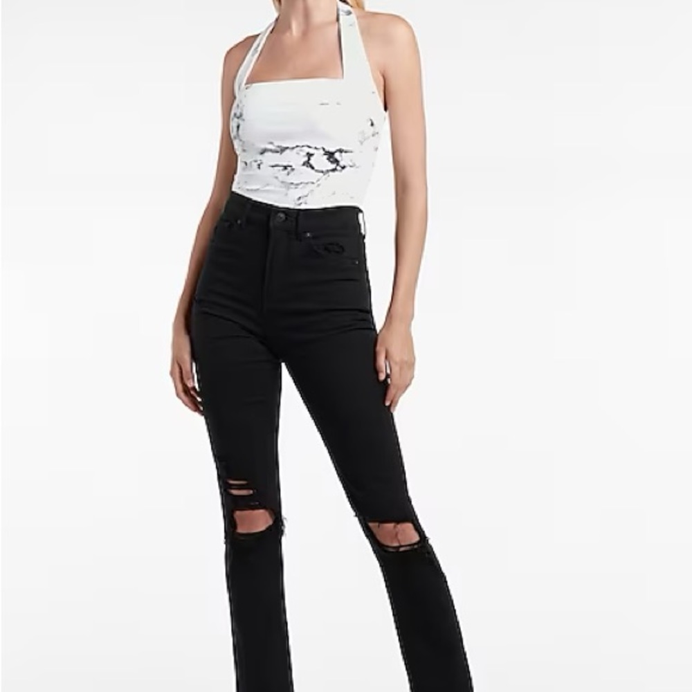 Express marble halter top - Picture 5 of 5